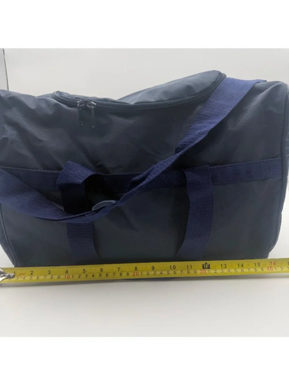 Navy Blue Travel Duffel Bag Lightweight Overnight Gym Carry On Tote